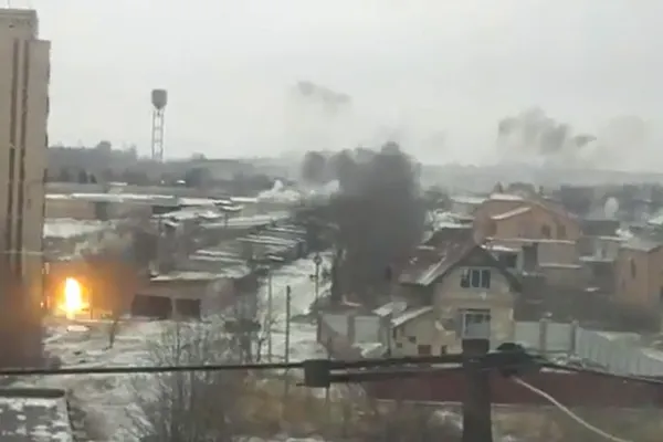 Război în Ucraina. Atac teribil de artilerie asupra oraşului Kramatorsk, surprins în imagini