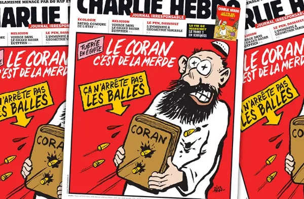 Noul număr Charlie Hebdo: Putin și Depardieu, în ipostaze incredibile