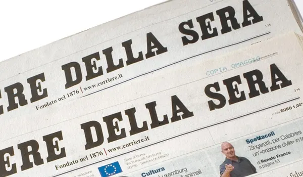 Motivul incredibil pentru care un italian a cumpărat o pagină din Corriere della Sera