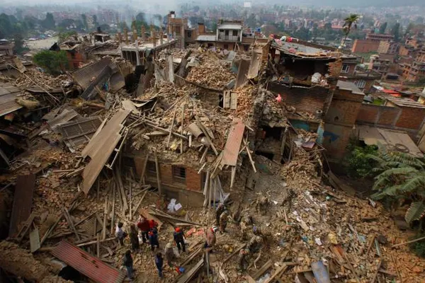 Ce a mai rămas din capitala Nepalului, după cele două cutremure - imagini filmate cu o dronă