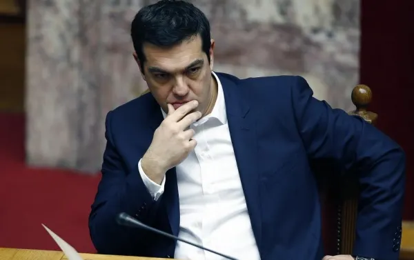Premierul grec Alexis Tsipras ține un discurs în Parlamentul European