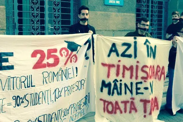 Studenţii au pierdut lupta cu Ministerul Educaţiei. Protestele vor continua