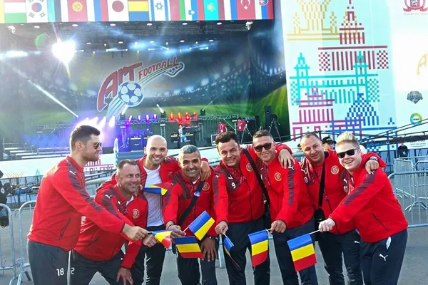 Primele imagini cu artiștii români la Moscova! Uite ce au cantat la deschiderea campionatului VIDEO
