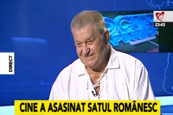 Regal Dorel Vişan, la Realitatea TV. Cine a asasinat satul românesc autentic?
