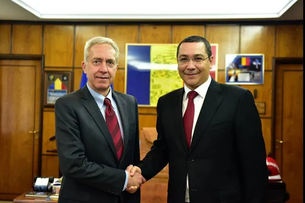 Ambasadorul SUA la București, întâlnire cu Ponta, la Guvern