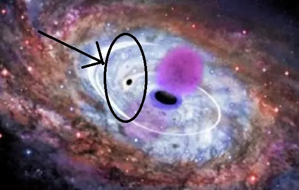 Un obiect misterios a trezit din adormire gaura neagră gigant din centrul galaxiei