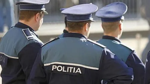 Un bătrân este lovit de poliţişti la proteste la Caracal