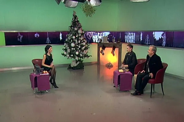 Revelion 2016. Felicia Filip şi Cristian Mihăilescu au petrecut noaptea dintre ani la Realitatea TV