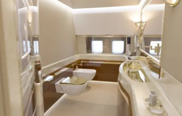 Cum arată avionul lui Putin. Lux de şeic saudit pentru liderul de la Kremlin