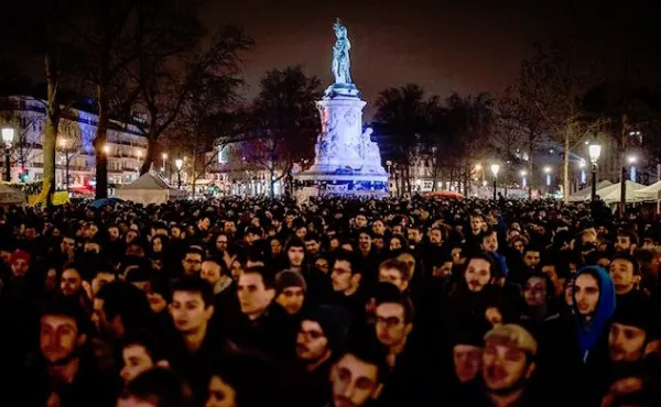 Proteste în Franța: Sute de persoane au ocupat Piața Republicii din Paris