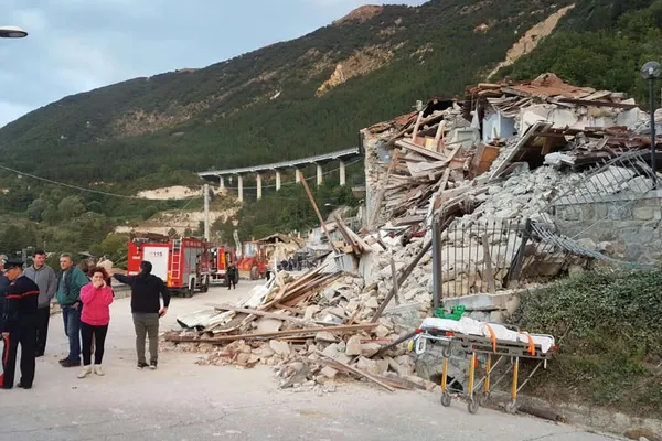 O nouă replică a cutremurului din Italia. Magnitudinea, 4,8 grade pe scara Richter
