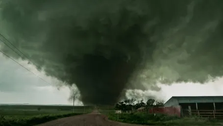 Scene ca în filmele despre APOCALIPSĂ! O tornadă a făcut ravagii în Rusia