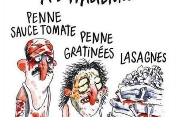 Revista Charlie Hebdo, criticată pentru modul în care a prezentat victimele cutremurului din Italia