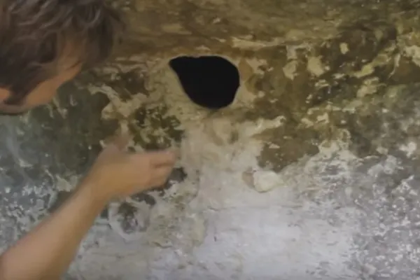 A văzut o gaură într-o stâncă. A băgat mâna acolo. A regretat. Ce a ieşit i-a pus viaţa în pericol