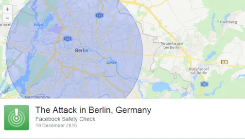 ATENTAT Berlin. Facebook a activat funcția ''safety check''