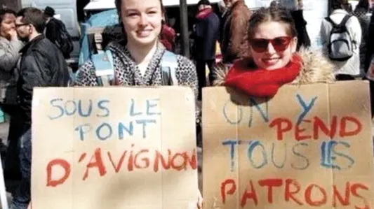 România dată ca exemplu în Franța. La Paris au avut loc proteste împotriva corupției