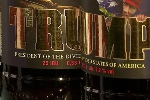 Trump, numele unei beri din Ucraina. Cum este ironizat preşedintele Americii pe etichetă