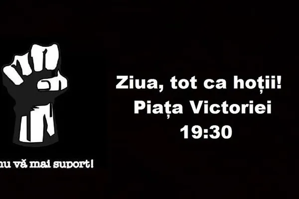 Proteste anunţate în această seară: #Nu vă mai suport!