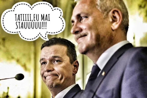 Imagini amuzante: Cum au văzut internauţii "despărţirea" lui Liviu Dragnea de Sorin Grindeanu
