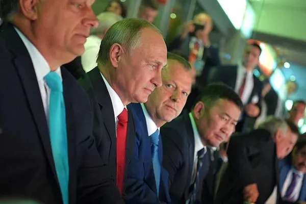 FOTO. Putin, Orban şi Marius Vizer, la Campionatul de Judo, de la Budapesta