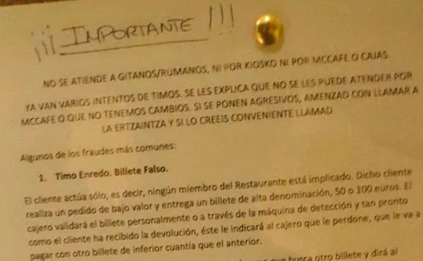 Români discriminaţi în Spania. Un celebru lanţ de restaurante, dat în judecată