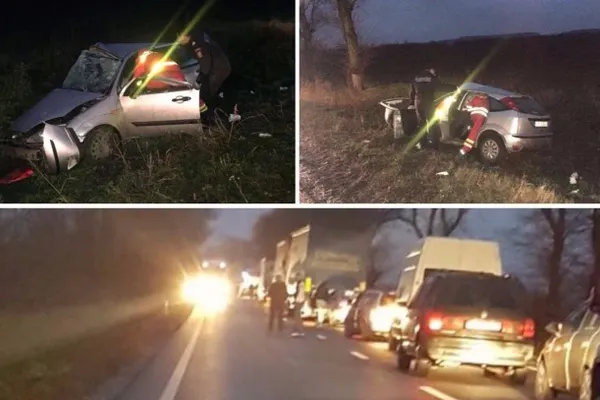 Accident teribil între Arad și Oradea: doi morți și haos în trafic