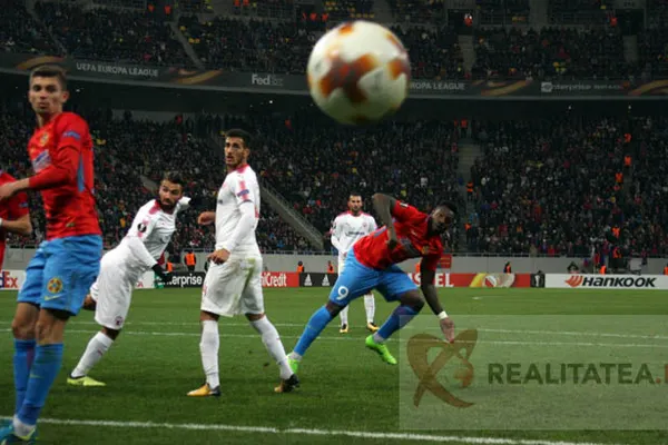 Imagini spectaculoase din FCSB - Hapoel Beer Sheva, surprinse de realitatea.net