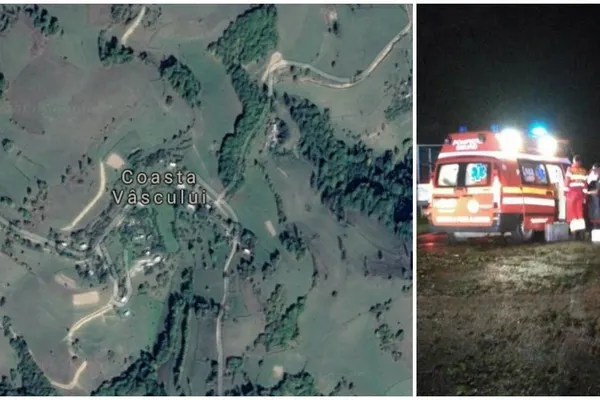 Accident ȘOCANT în Alba: Un mort și doi răniți, după ce o mașină s-a răsturnat într-o râpă
