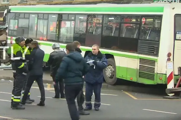 Un autobuz a intrat în pietoni la Moscova