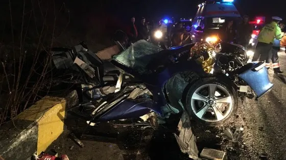 Accident grav soldat cu două victime, pe DN5