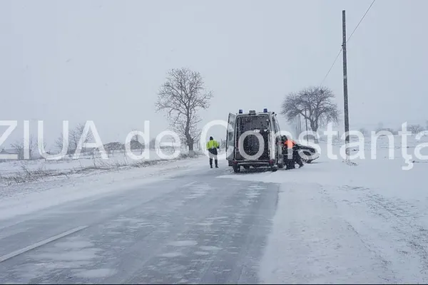 Accident rutier pe DN 3: o persoană a fost rănită