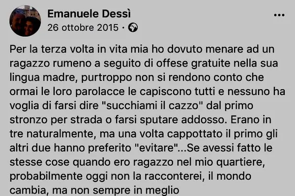 Italia. Un politician care candidează pentru Senat s-a lăudat că a lovit a treia oară un român
