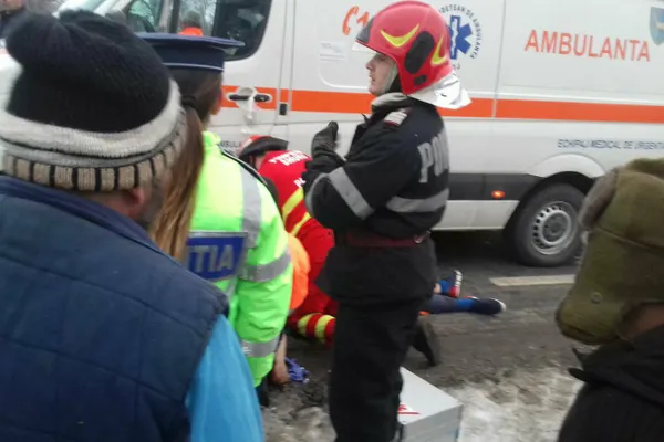 Accident extrem de grav în Gorj, cu 5 victime. Șoferul, în vârstă de 23 de ani, a murit