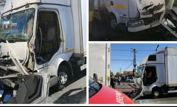 Accident pe centură: o victimă a rămas captivă între fiarele mașinii