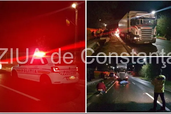 Tragedie la miezul nopții. Pieton spulberat de un autotren(Video)