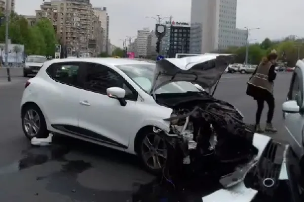 Soţia consilierului prezidenţial Leonard Orban, la spital, după un accident înfiorător la Victoriei