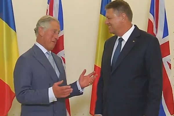 Prinţul Charles, primit astăzi de Iohannis la Cotroceni şi de Viorica Dăncilă la Guvern