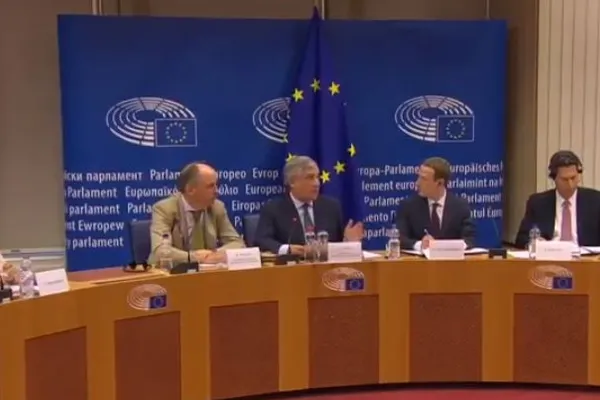 Mark Zuckerberg, audiat în Parlamentul European: Facebook va respecta regulamentul în totalitate