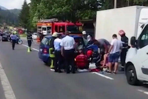 Accident grav cu şapte victime la Predeal