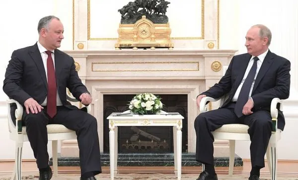 Vladimir Putin l-a primit pe Igor Dodon. Ce-au vorbit