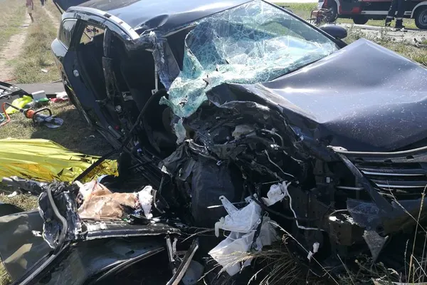 Accident groaznic pe Autostrada Vestului, un mort şi cinci răniţi (GALERIE FOTO)
