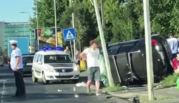 Accident grav în Pipera. Pieton cu picior amputat din cauza unei șoferițe