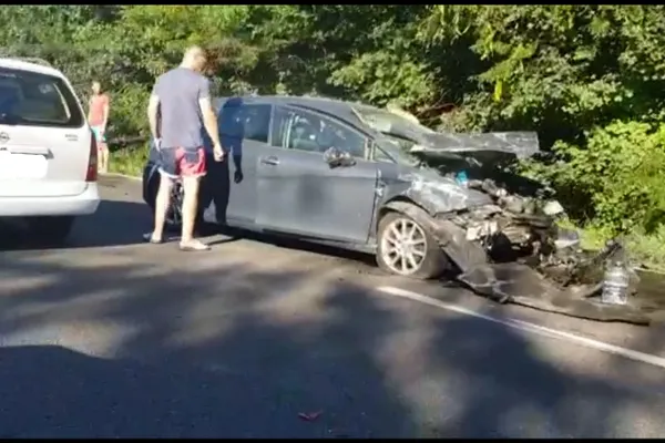 Accident grav pe Litoral, 4 mașini implicate, un sugar grav rănit (VIDEO)