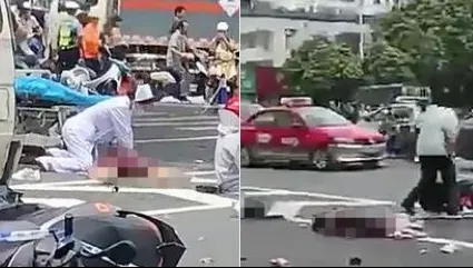 Un camion a intrat în pietoni, într-un oraș din China. Cel puțin un mort, mai mulți răniți grav
