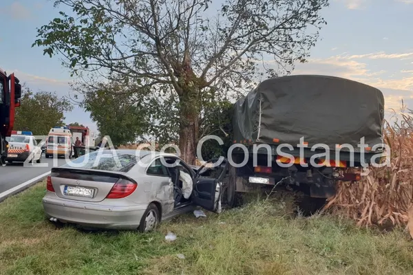 Grav accident în judeţul Constanţa, 4 victime, dintre care 2 copii
