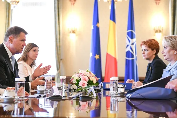 Iohannis a chemat-o pe Dăncilă la Cotroceni, prim-ministrul a anunțat că pleacă în Spania