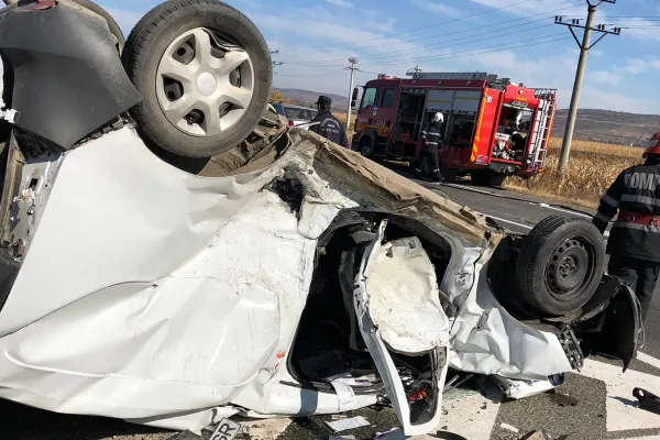 Accident cumplit la Vaslui, cu 7 victime. Planul Roșu a fost activat