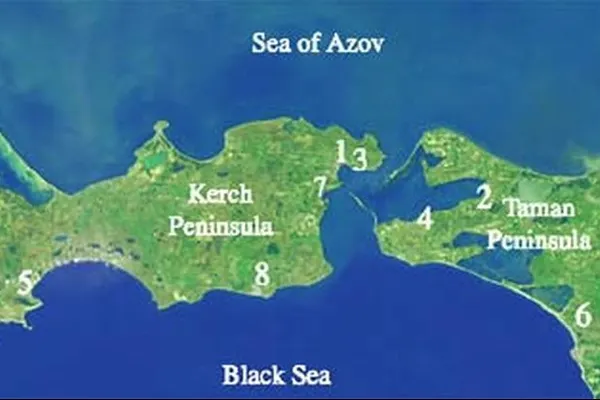 Marea Azov. Unde este strâmtoarea Kerci, locul în care a izbucnic conflictul Rusia - Ucraina? HARTĂ