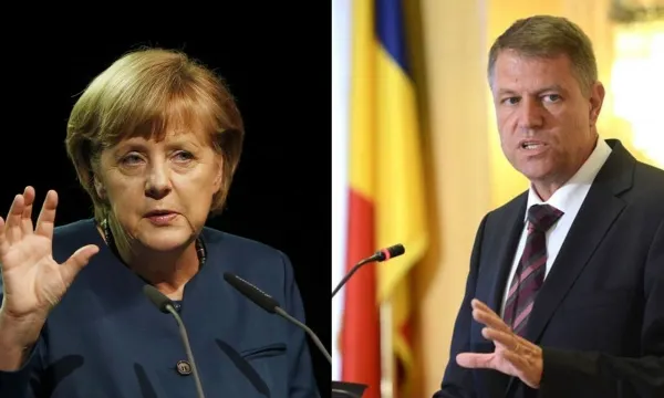 Merkel i-ar fi cerut lui Iohannis să BLOCHEZE planul Guvernului de mutare a ambasadei la Ierusalim