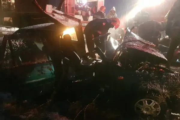 Accident grav cu două victime încarcerate în județul Giurgiu